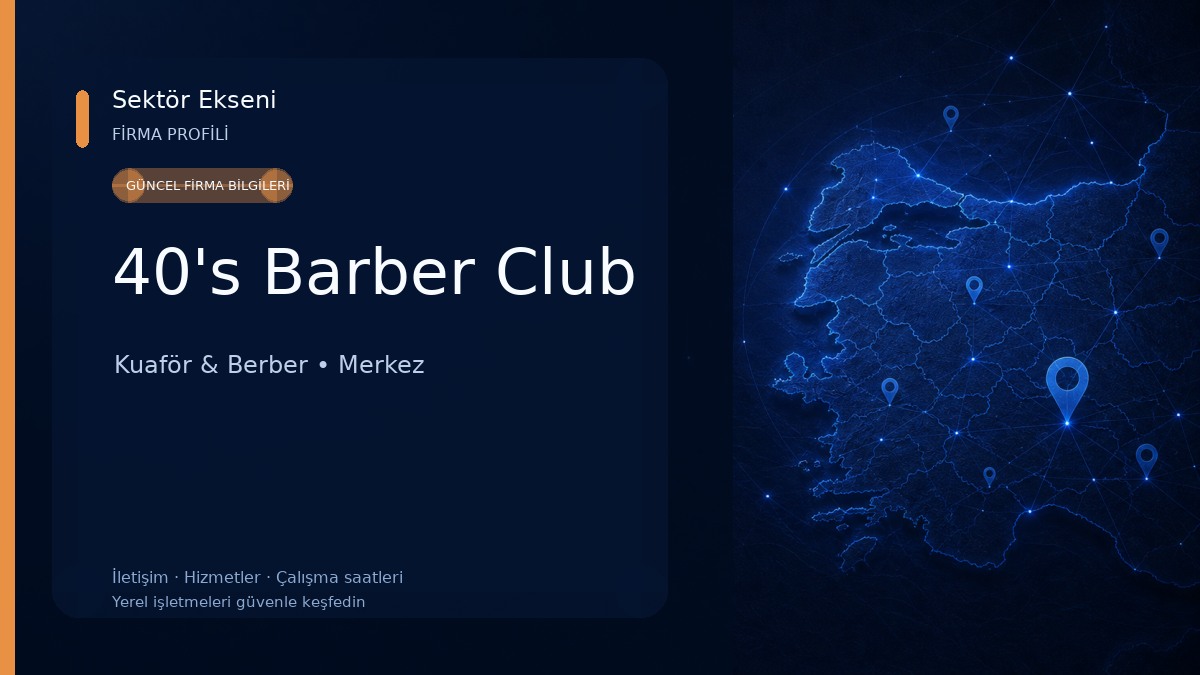 40's Barber Club Kuaför & Berber