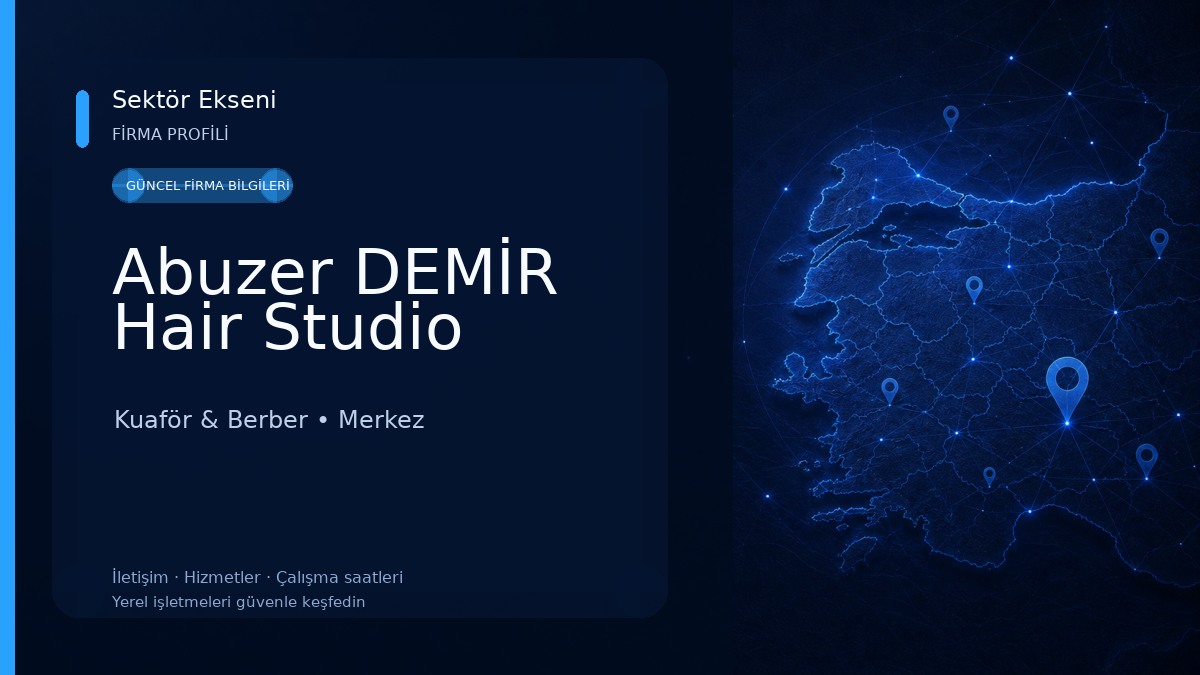 Abuzer DEMİR Hair Studio