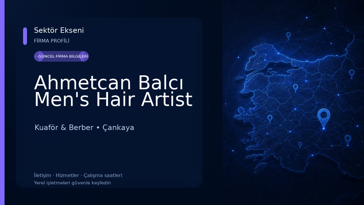Ahmetcan Balcı Men's Hair Artist