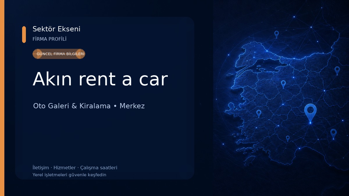 Akın rent a car Oto Galeri & Kiralama