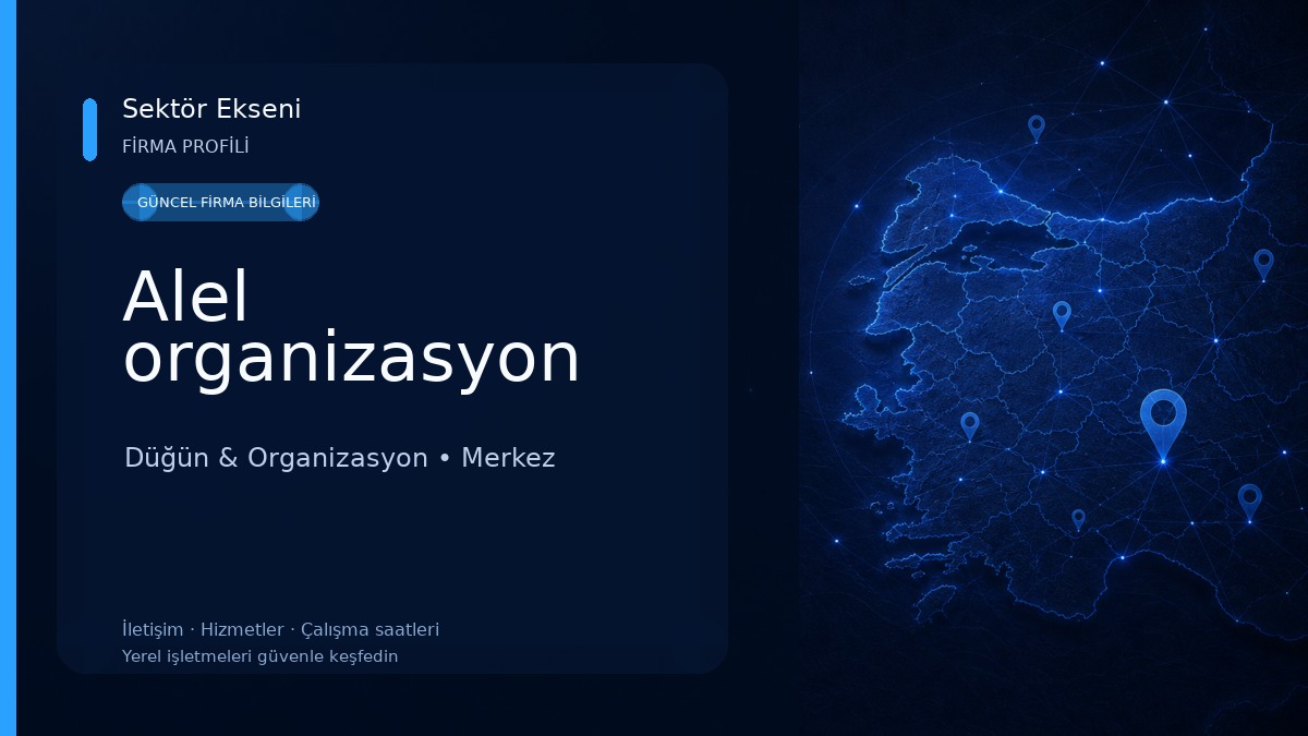 Alel organizasyon Düğün & Organizasyon