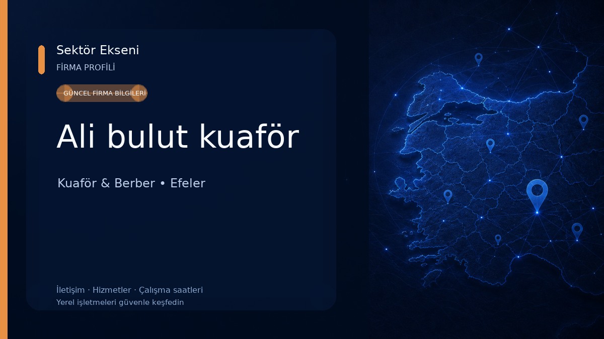 Ali bulut kuaför Kuaför & Berber