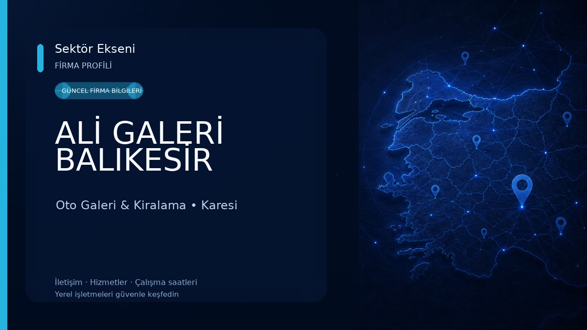 ALİ GALERİ BALIKESİR Oto Galeri & Kiralama