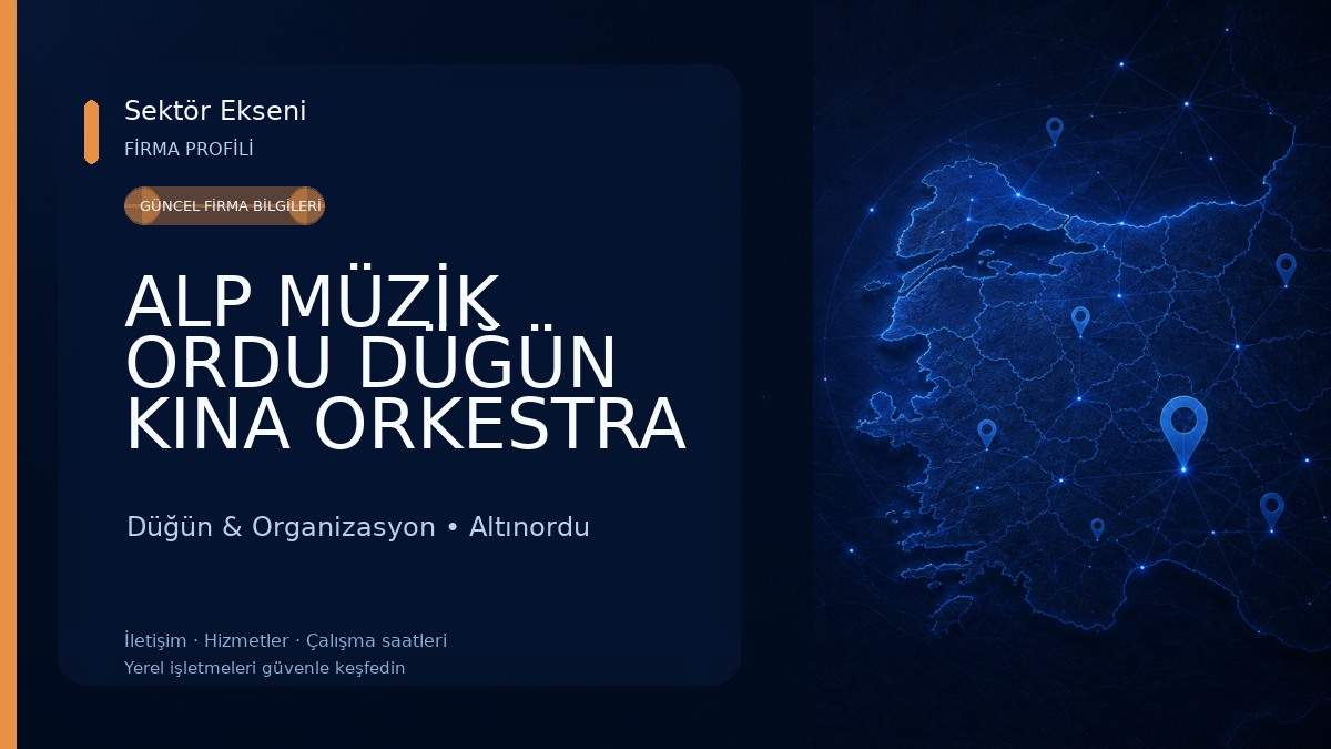 ALP MÜZİK ORDU DÜĞÜN KINA ORKESTRA 