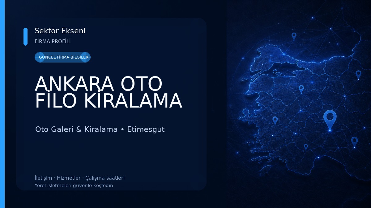 ANKARA OTO FİLO KİRALAMA Oto Galeri & Kiralama