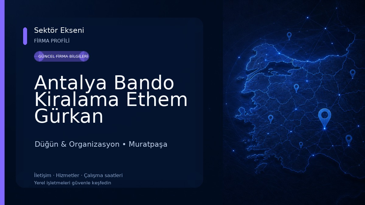 Antalya Bando Kiralama Ethem Gürkan BANDOSU 