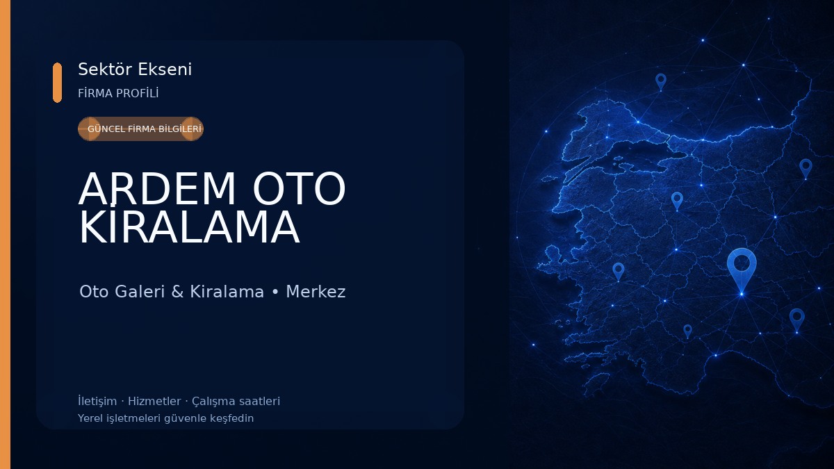 ARDEM OTO KİRALAMA Oto Galeri & Kiralama
