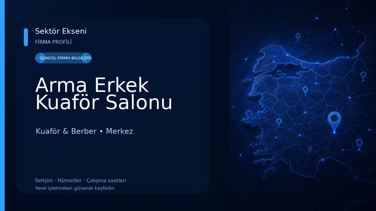 Arma Erkek Kuaför Salonu 