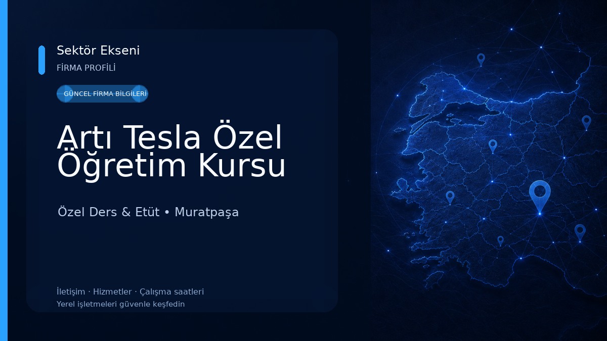 Artı Tesla Özel Öğretim Kursu Özel Ders & Etüt