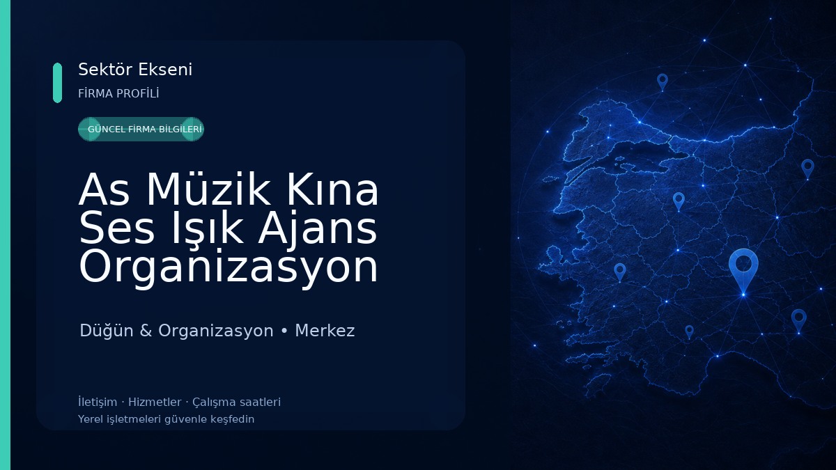 As Müzik Kına Ses Işık Ajans Organizasyon Düğün & Organizasyon
