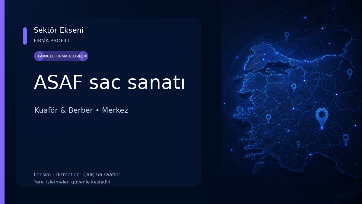ASAF sac sanatı Kuaför & Berber