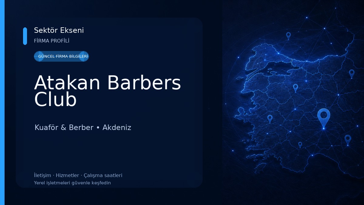 Atakan Barbers Club Kuaför & Berber
