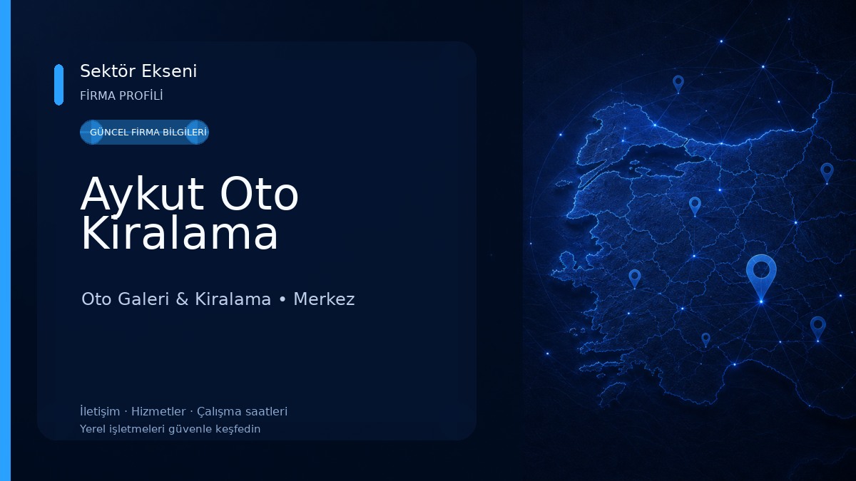 Aykut Oto Kiralama Oto Galeri & Kiralama