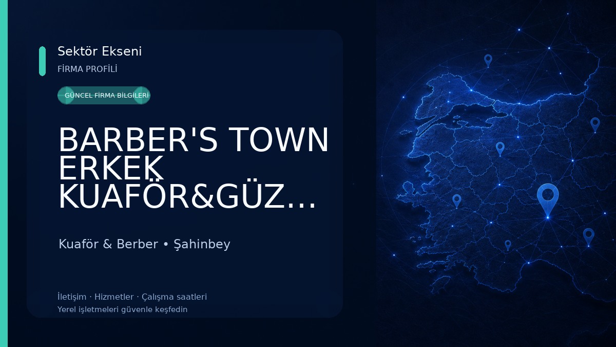 BARBER'S TOWN ERKEK KUAFÖR&GÜZELLİK MERKEZİ Kuaför & Berber