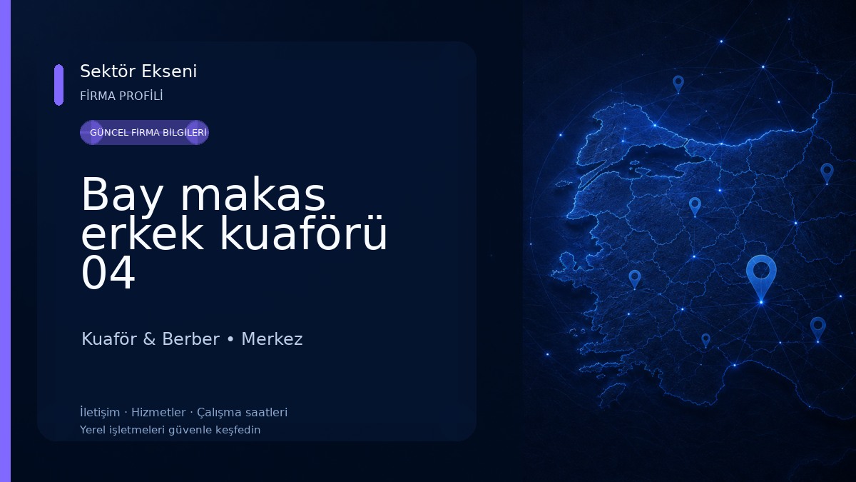 Bay makas erkek kuaförü 04