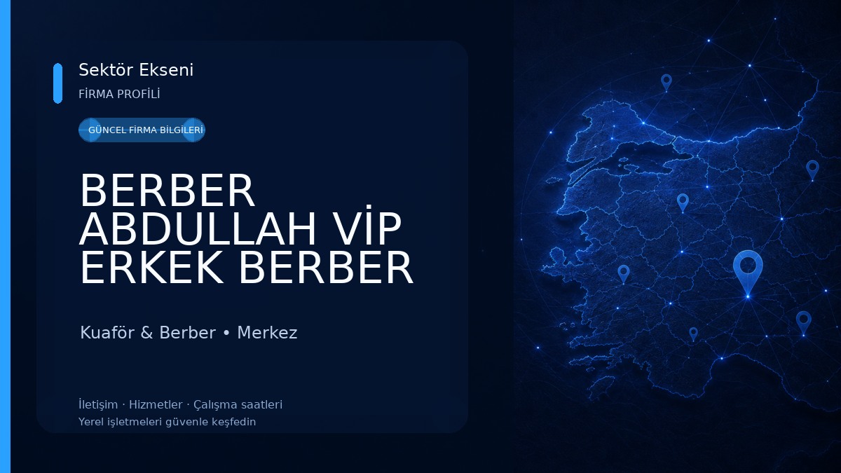BERBER ABDULLAH VİP ERKEK BERBER SALONU GİRESUN Kuaför & Berber