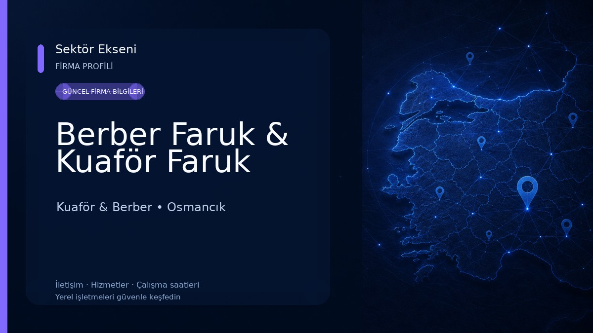Berber Faruk & Kuaför Faruk Kuaför & Berber