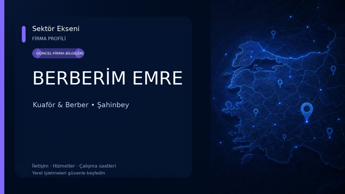 BERBERİM EMRE Kuaför & Berber