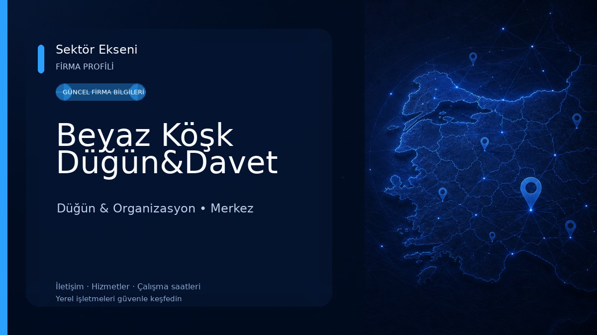 Beyaz Köşk Düğün&Davet 