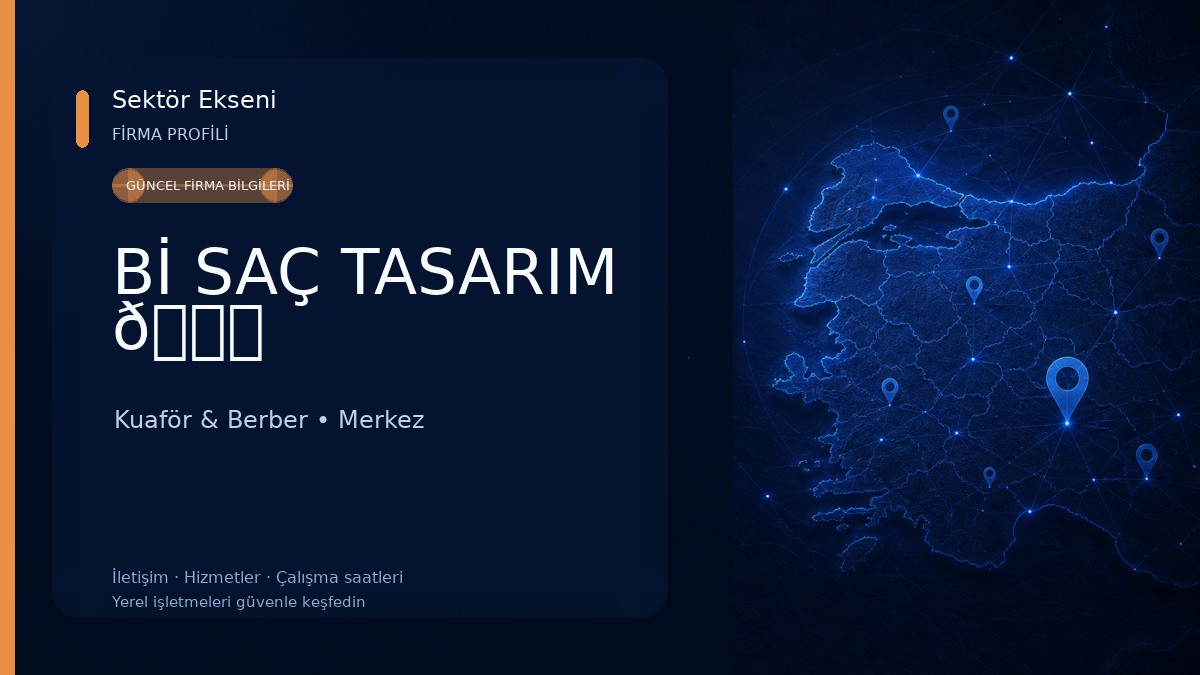 Bİ SAÇ TASARIM 💇 Kuaför & Berber