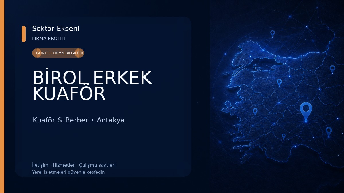 BİROL ERKEK KUAFÖR Kuaför & Berber