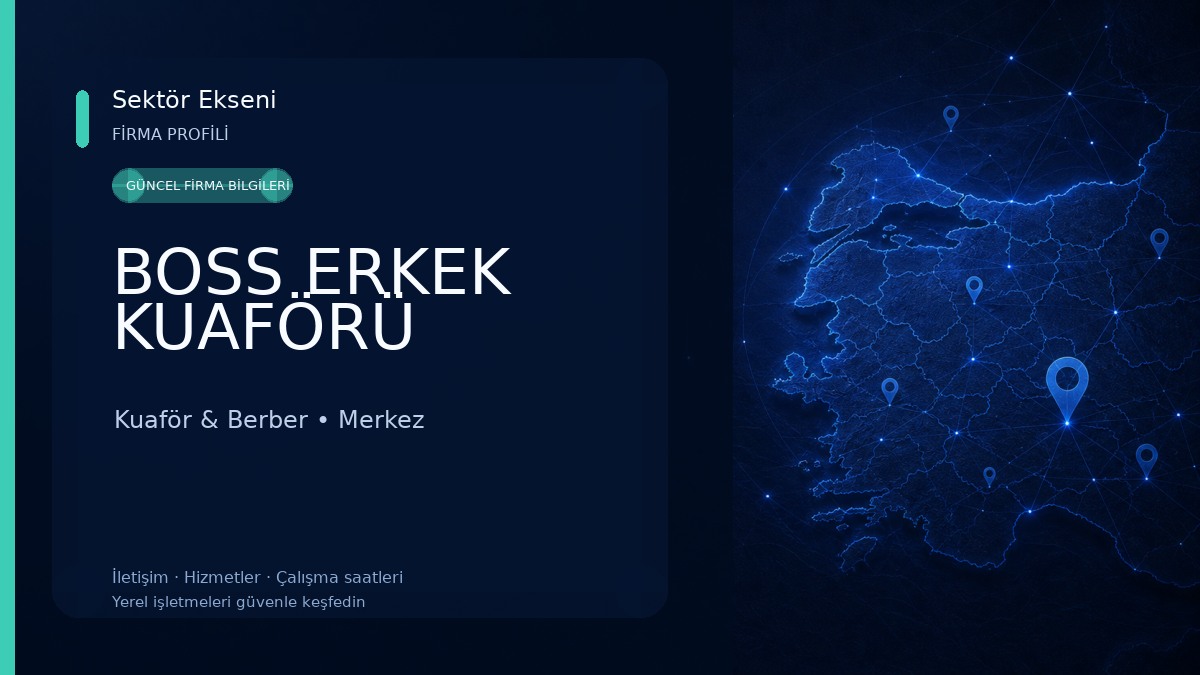 BOSS ERKEK KUAFÖRÜ Kuaför & Berber