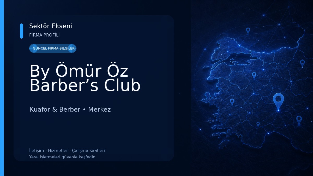 By Ömür Öz Barber’s Club Kuaför & Berber