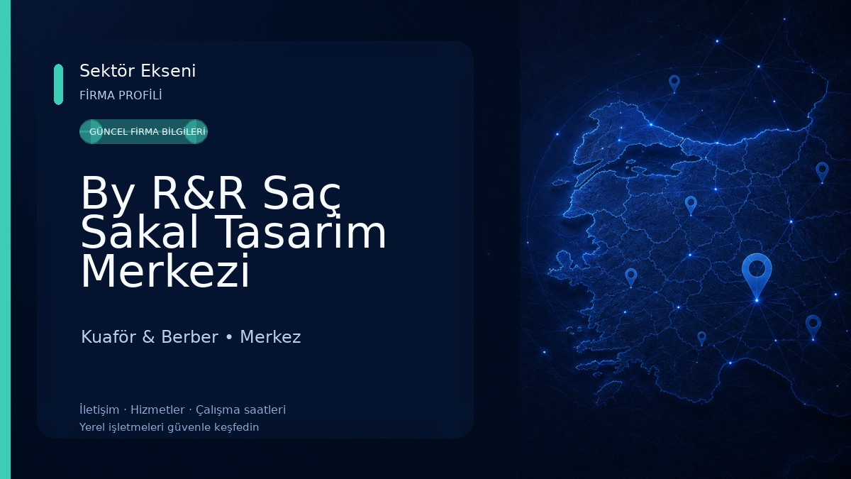 By R&R Saç Sakal Tasarim Merkezi 
