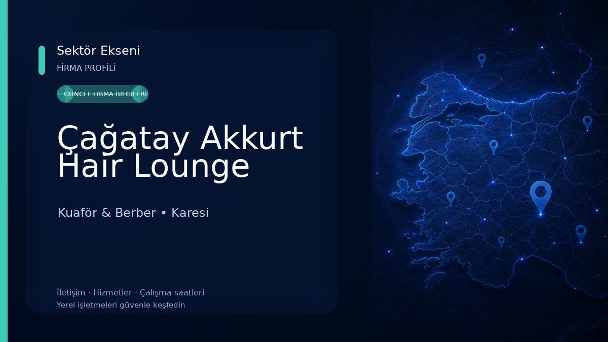 Çağatay Akkurt Hair Lounge Kuaför & Berber