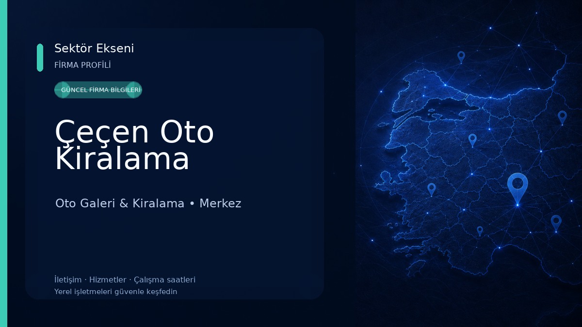 Çeçen Oto Kiralama 