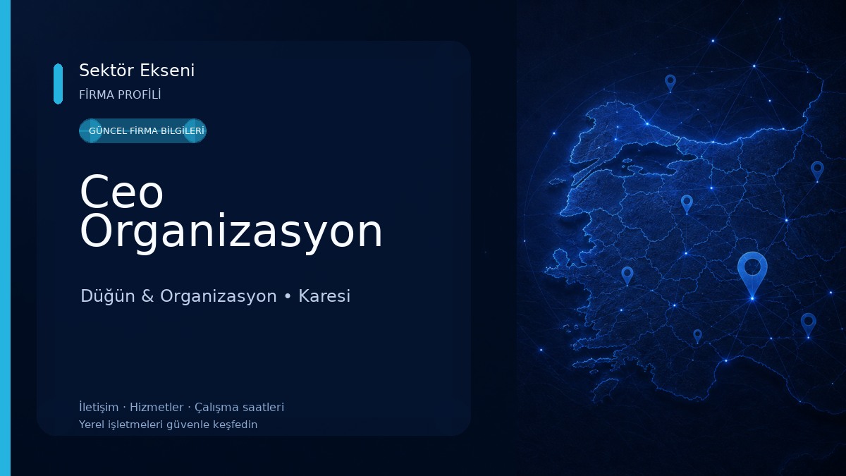 Ceo Organizasyon Düğün & Organizasyon