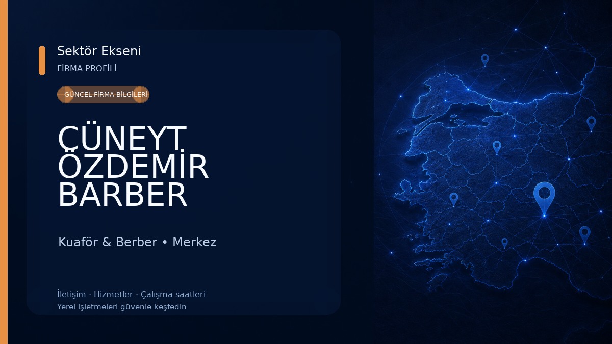 CÜNEYT ÖZDEMİR BARBER SALOON Kuaför & Berber