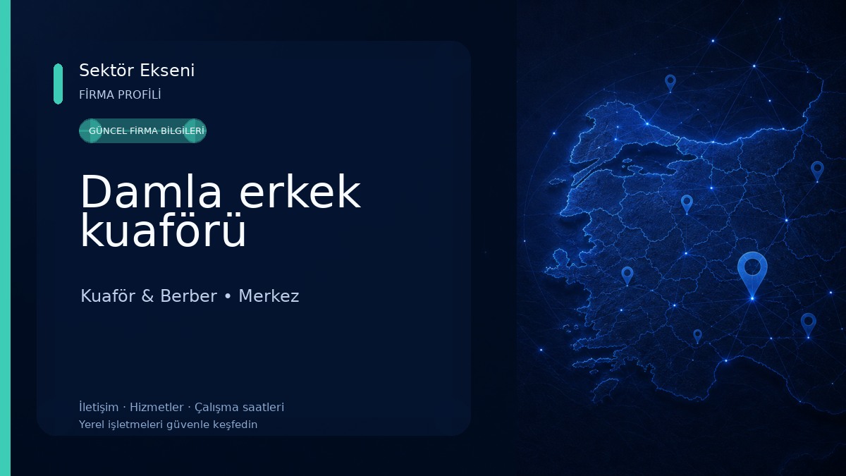Damla erkek kuaförü 