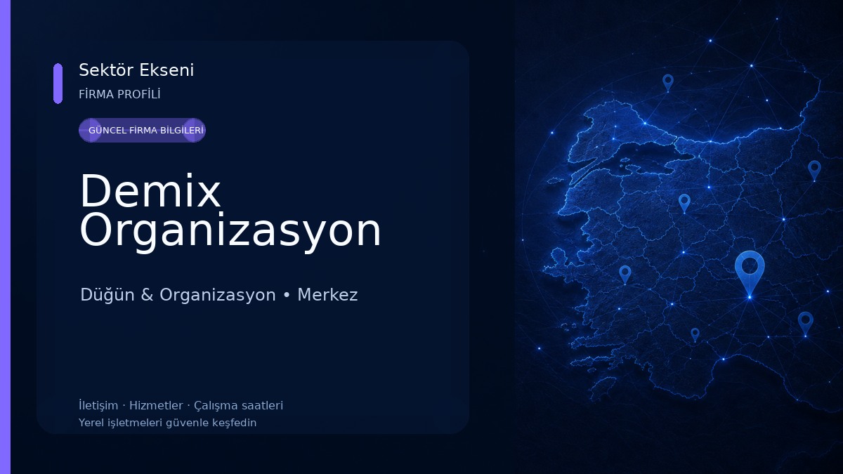 Demix Organizasyon Düğün & Organizasyon