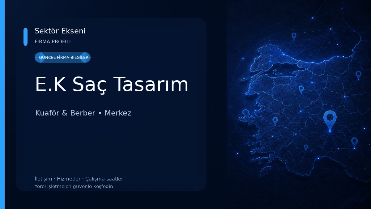 E.K Saç Tasarım 