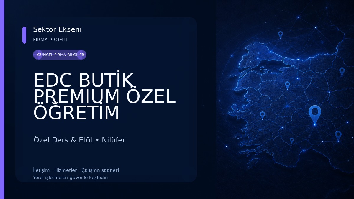EDC BUTİK PREMIUM ÖZEL ÖĞRETİM KURSU 