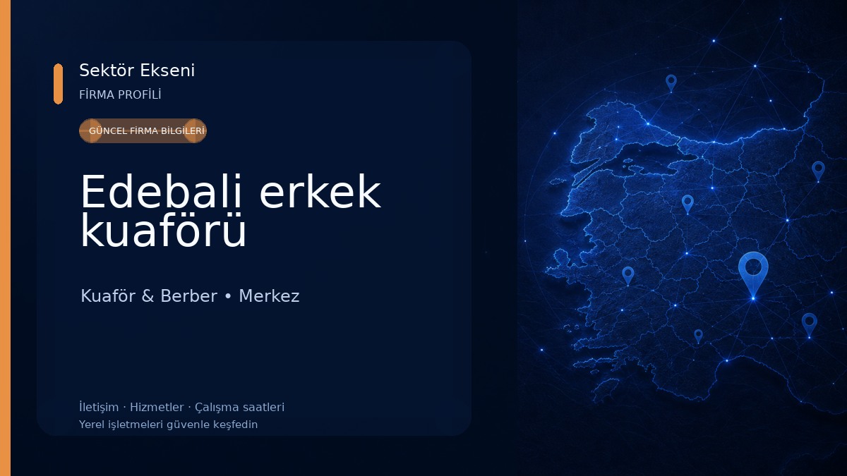 Edebali erkek kuaförü Kuaför & Berber