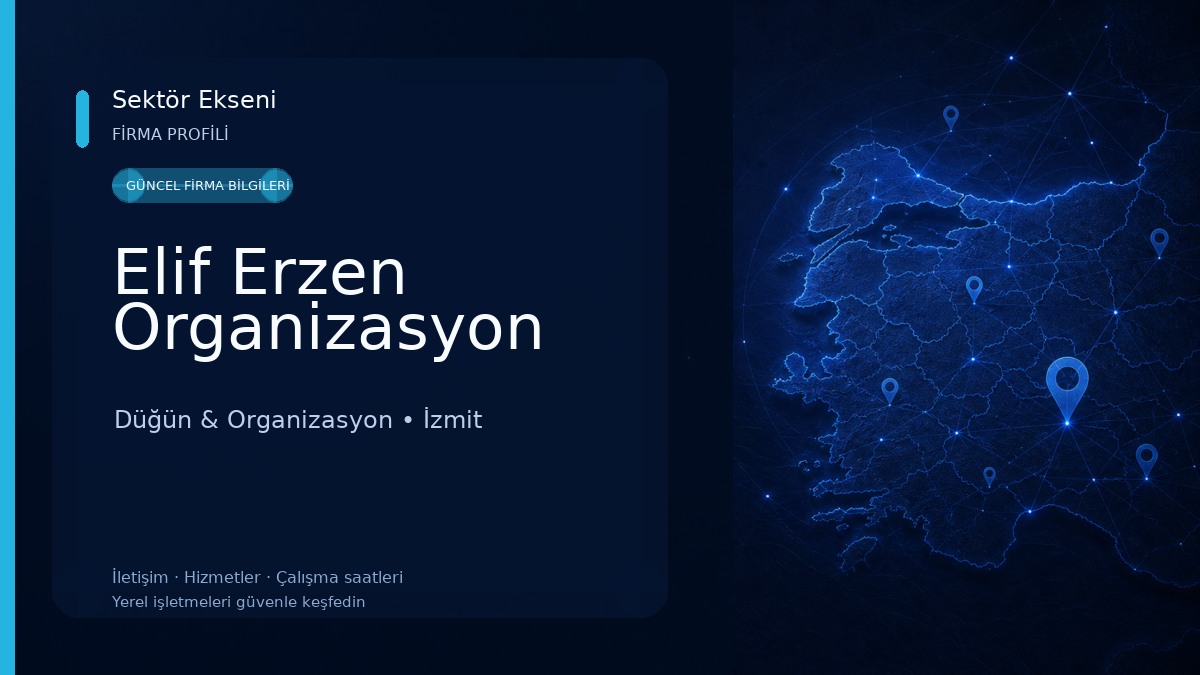 Elif Erzen Organizasyon 