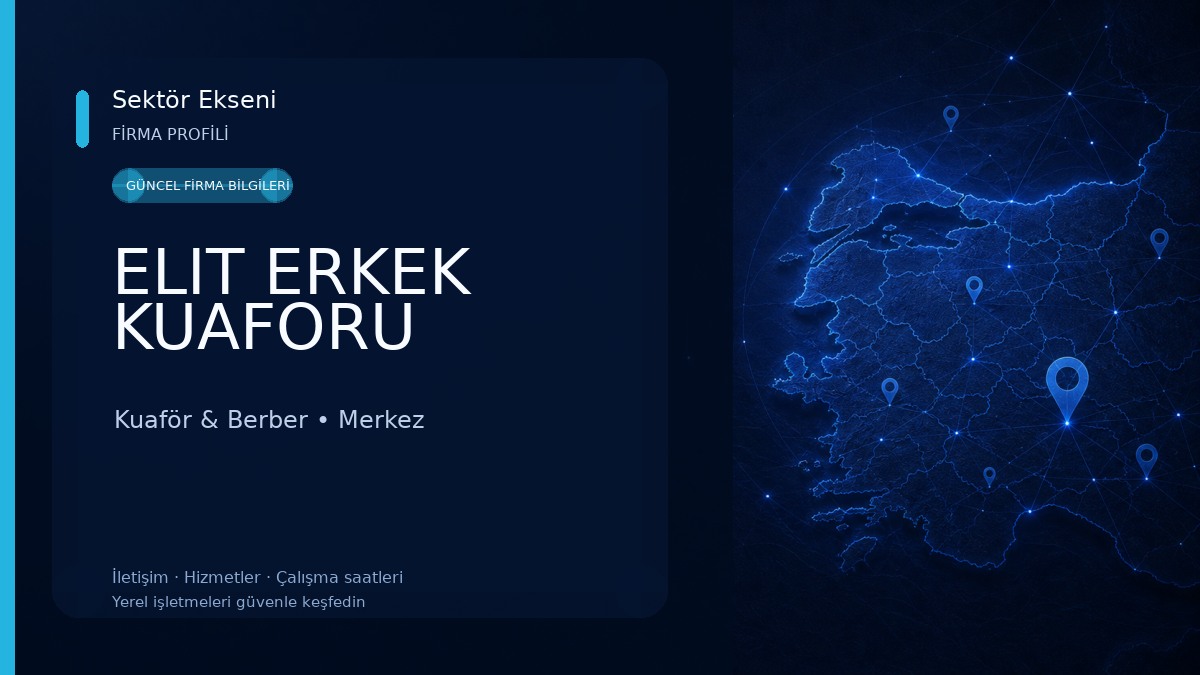 ELIT ERKEK KUAFORU Kuaför & Berber