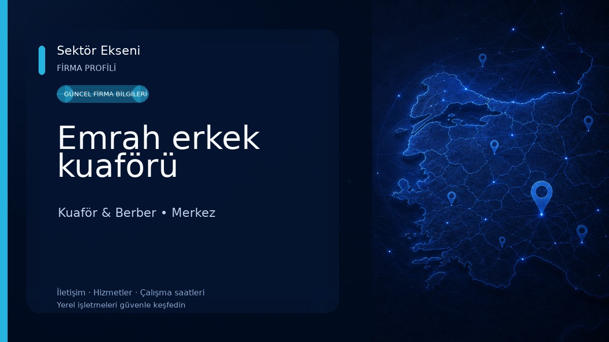 Emrah erkek kuaförü Kuaför & Berber