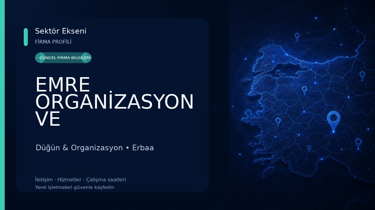 EMRE ORGANİZASYON VE FOTOĞRAFÇILIK Düğün & Organizasyon