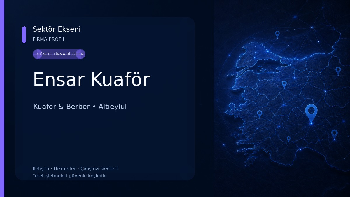 Ensar Kuaför Kuaför & Berber