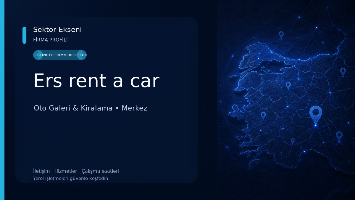 Ers rent a car Oto Galeri & Kiralama