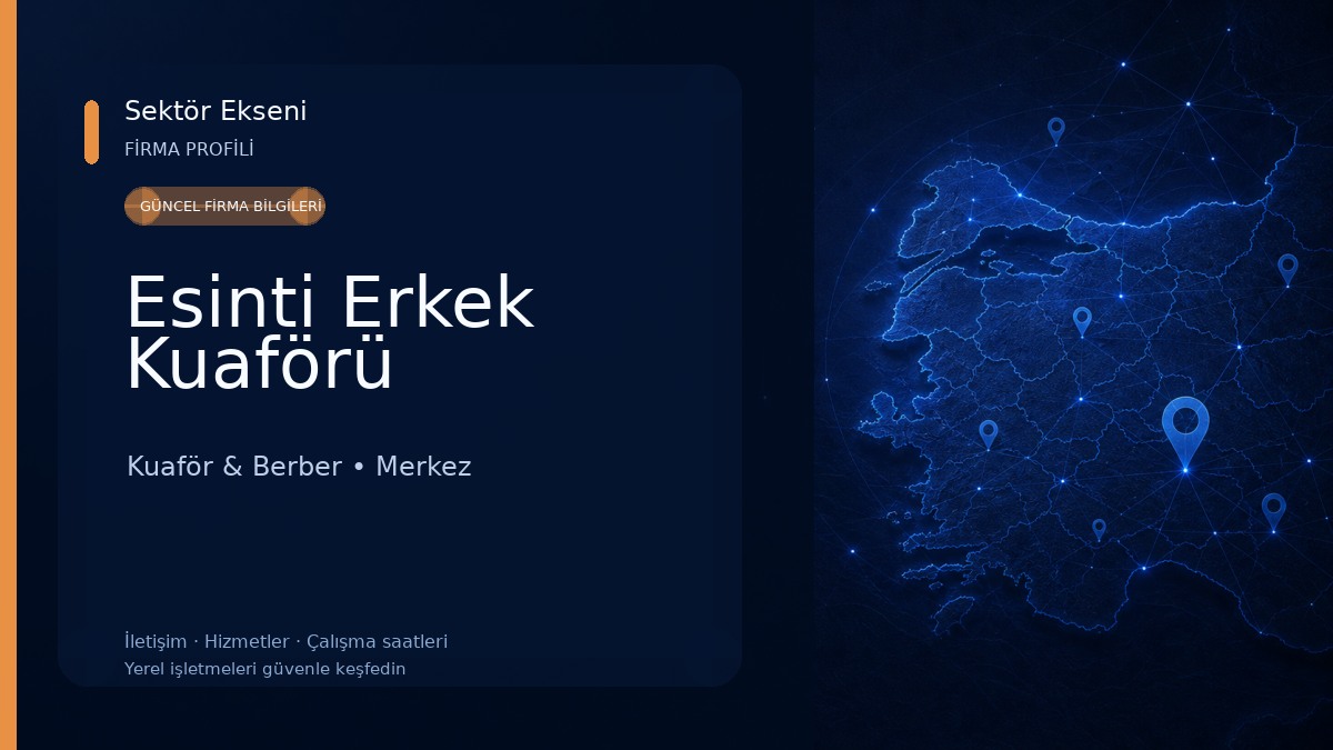 Esinti Erkek Kuaförü 