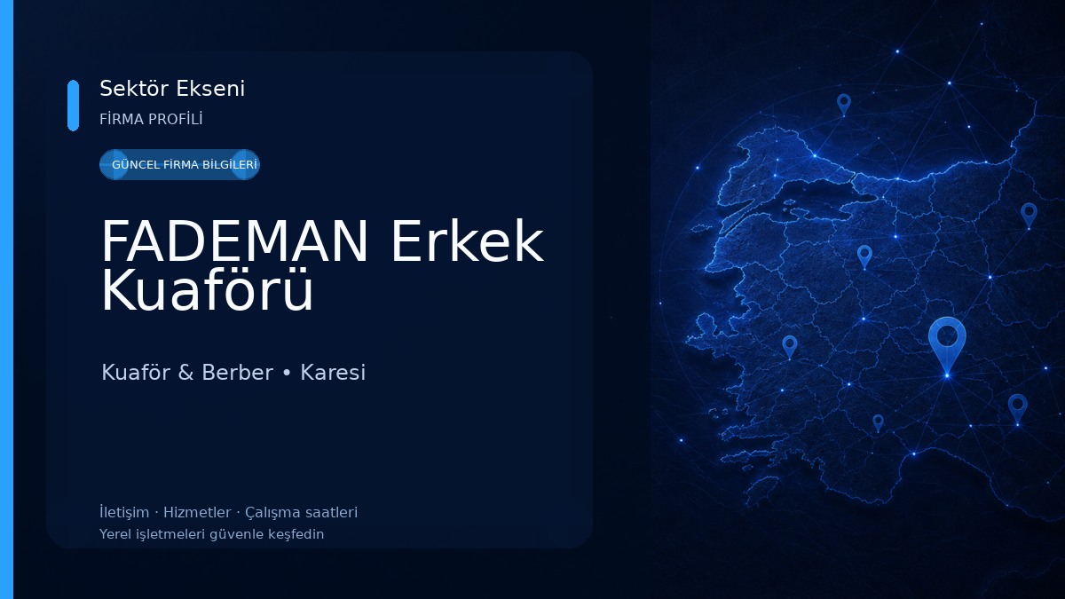 FADEMAN Erkek Kuaförü Kuaför & Berber