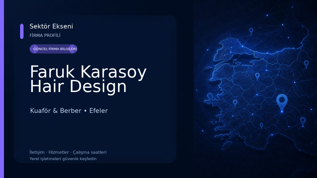 Faruk Karasoy Hair Design Kuaför & Berber