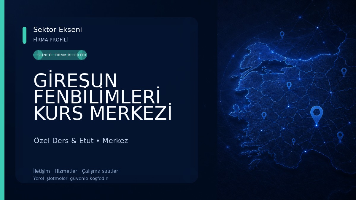 GİRESUN FENBİLİMLERİ KURS MERKEZİ (SEGEM) 
