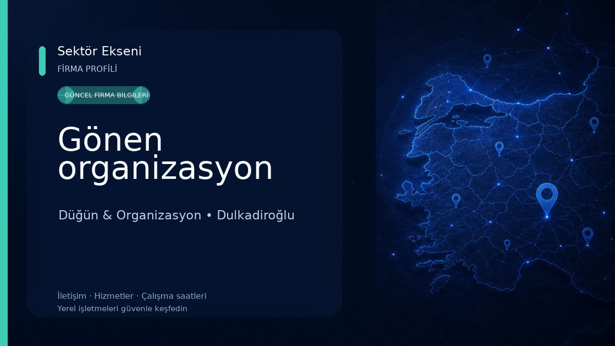 Gönen organizasyon Düğün & Organizasyon