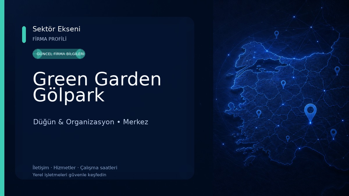 Green Garden Gölpark Düğün & Organizasyon