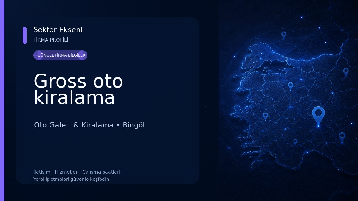 Gross oto kiralama Oto Galeri & Kiralama
